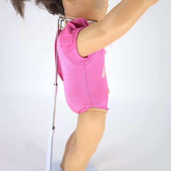 Funrise Toy Corp Ballet Shoes Hot Pink Short Sleeved Bodysuit for 18" Dolls -GUC - Picture 4 of 12